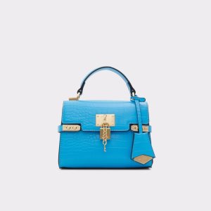 Light Blue Aldo Vontessa Top Handle Handbag | 07OXILSVR