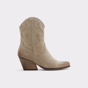 Light Brown Aldo Ulerani Western Ankle Boots | 82IDEKQVJ