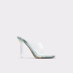 Light Green Aldo Aderra Heeled Mule - Stiletto Sandals | 63ZREQGAV