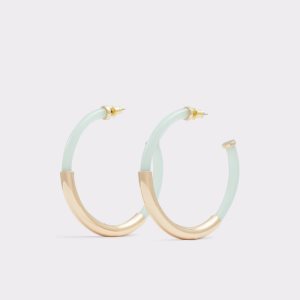 Light Green Aldo Giondra Hoop Earrings | 48TSNZKYV