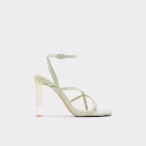 Light Green Aldo Hainiel Strappy Heeled Sandal - Cup Sole Sandals | 28OPLGMRE