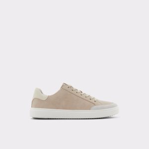 Light Grey Aldo Courtspec Low Top - Cup Sole Sneakers | 82EBUKGMF