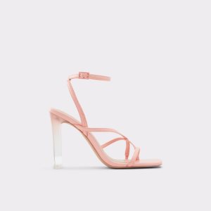 Light Orange Aldo Hainiel Strappy Heeled Sandal - Cup Sole Sandals | 86VDAFPOH