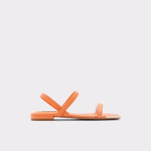 Light Orange Aldo Wiciratha Strappy Flat Sandal Sandals | 51LXIHDPM