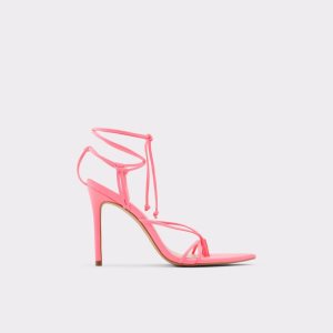 Light Pink Aldo Lona Strappy Heeled Sandal - Stiletto Sandals | 93PGZJASB