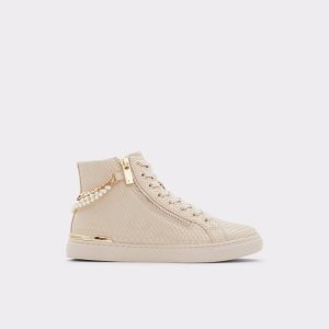 Light Pink Aldo Perola High Top Sneakers | 62VENXZPQ