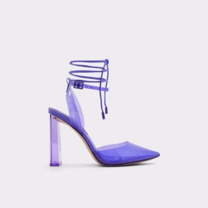 Light Purple Aldo Tilah Strappy Heeled Block Heels | 52LGHCQRT