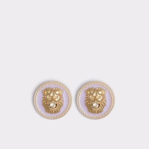 Light Purple Aldo Wigolla Button Earrings | 20NUXJHZF