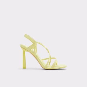 Light Yellow Aldo Amilia Strappy Heeled Sandal Sandals | 74DWHOIJM