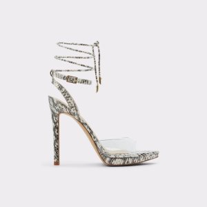 Multicolor Aldo Docilla Strappy Heeled Sandal - Stiletto Platform Shoes | 17BSAYWTI