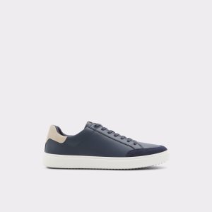 Navy Aldo Courtspec Low Top - Cup Sole Sneakers | 05EAJBGLH