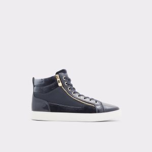 Navy Aldo Popstar High Top - Cup Sole Sneakers | 26VCONSTU