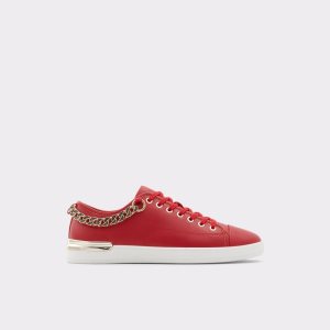 Red Aldo Costas Low Top Sneakers | 79URVQAMP