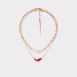 Red Aldo Unirawin Necklace | 87XCYVHDN