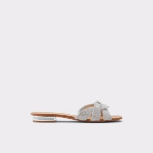 Silver Aldo Coredith Slide Sandal Sandals | 54WZOKEMJ