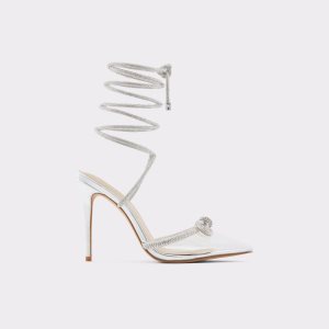 Silver Aldo Halalia High - Stiletto Heels | 04EBSGRIH