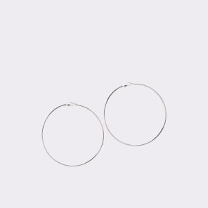 Silver Aldo Thilisien Hoop Earrings | 42SBLRJUG