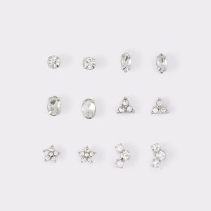 Silver / Multicolor Aldo Oleratha Stud Earrings | 70LDUHEWA