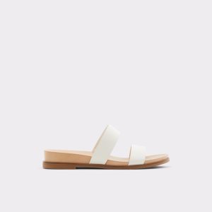 White Aldo Aliawen Slide Sandal Sandals | 74EVYGPAS