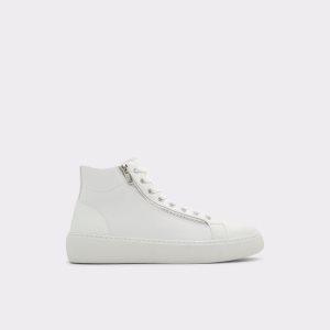 White Aldo Alpha High Top - Cup Sole Sneakers | 71EFUIRXH