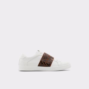 White Aldo Coppio Low Top Sneakers | 74TJIXOFY