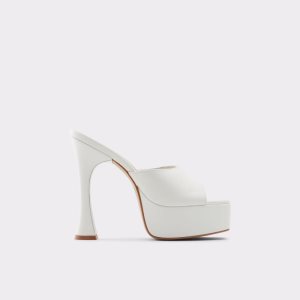 White Aldo Faraah High Sandal - Platform Shoes | 51UJBMNCE