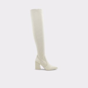 White Aldo Ganini Knee-high Tall Boots | 06WOFHKBI