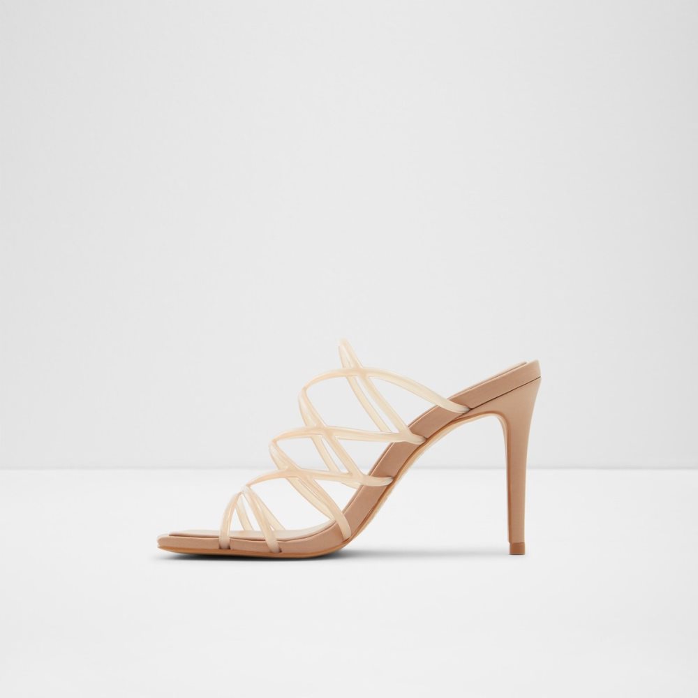 Beige Aldo Brigette Strappy Heeled Sandal - Stiletto Sandals | 40SWECRZL