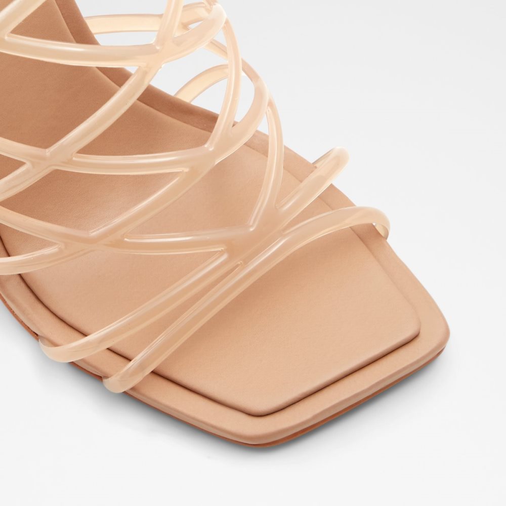 Beige Aldo Brigette Strappy Heeled Sandal - Stiletto Sandals | 40SWECRZL