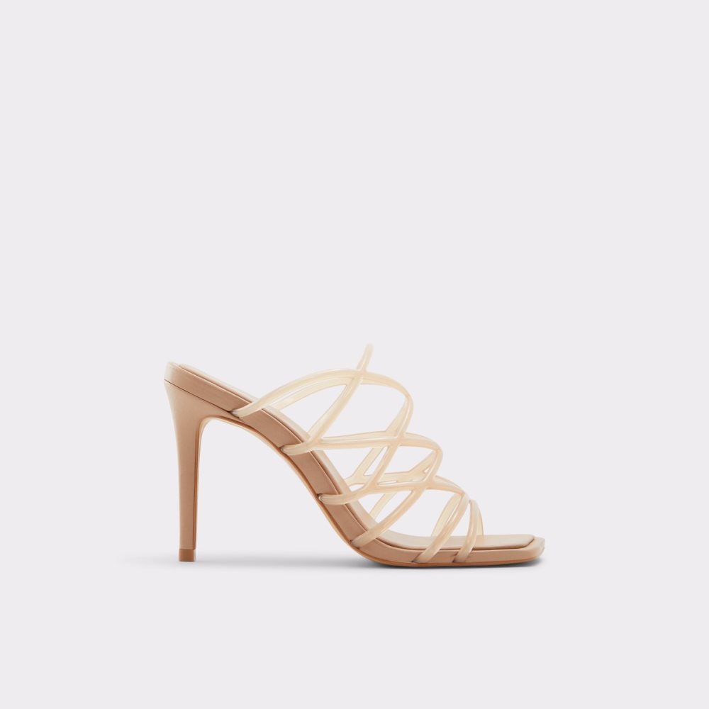 Beige Aldo Brigette Strappy Heeled Sandal - Stiletto Sandals | 40SWECRZL