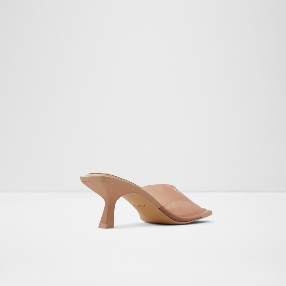 Beige Aldo Cassilia Heeled Mule - Stiletto Heels | 65RHZOBGF