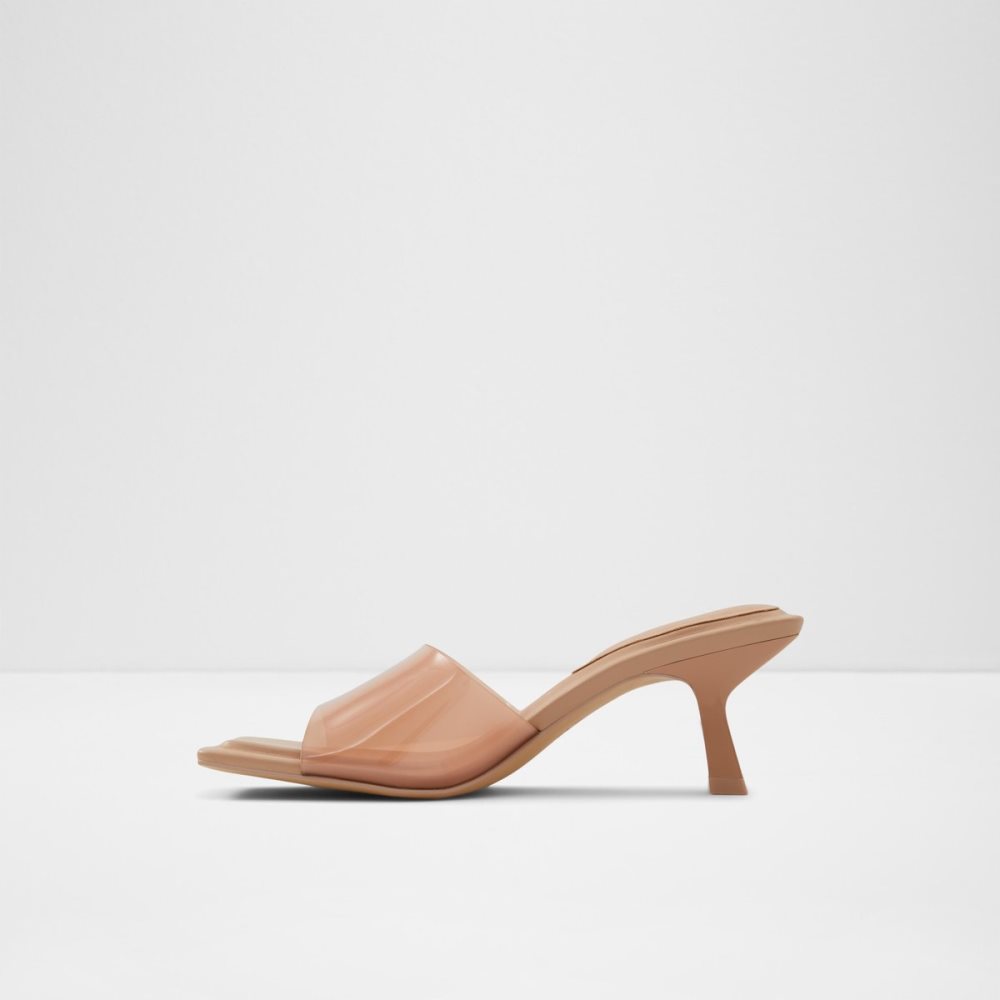 Beige Aldo Cassilia Heeled Mule - Stiletto Heels | 65RHZOBGF