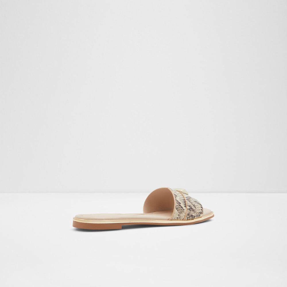 Beige Aldo Darine Slide Sandal Sandals | 10HBWMTSA