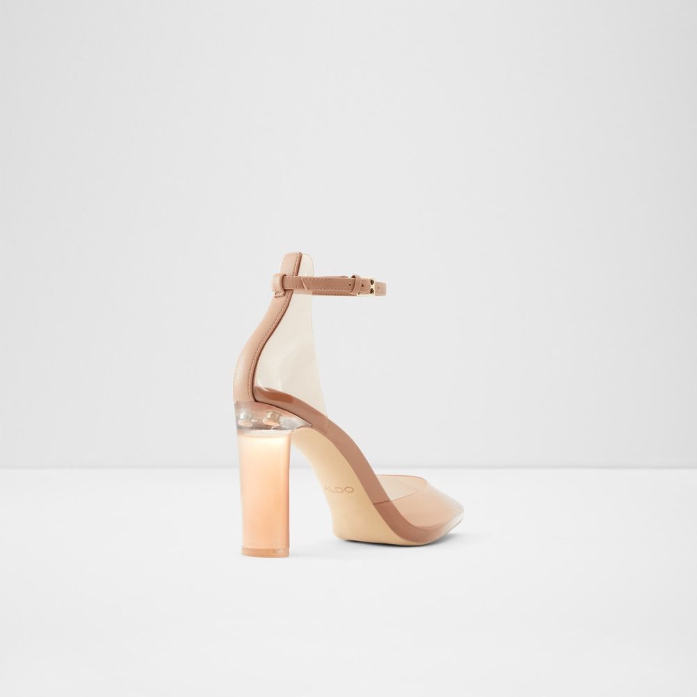 Beige Aldo Deedee Strappy Heeled - Cup Sole Heels | 20MVDCEXG