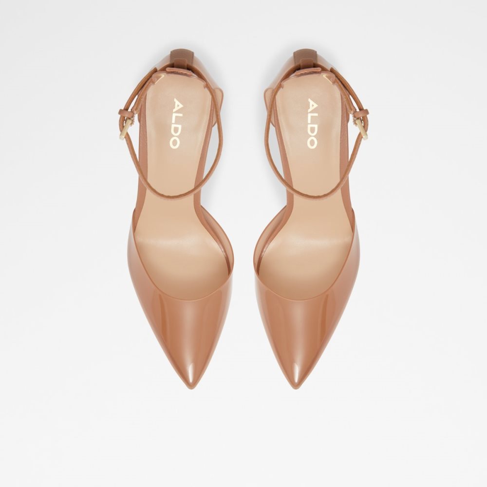 Beige Aldo Deedee Strappy Heeled - Cup Sole Heels | 20MVDCEXG