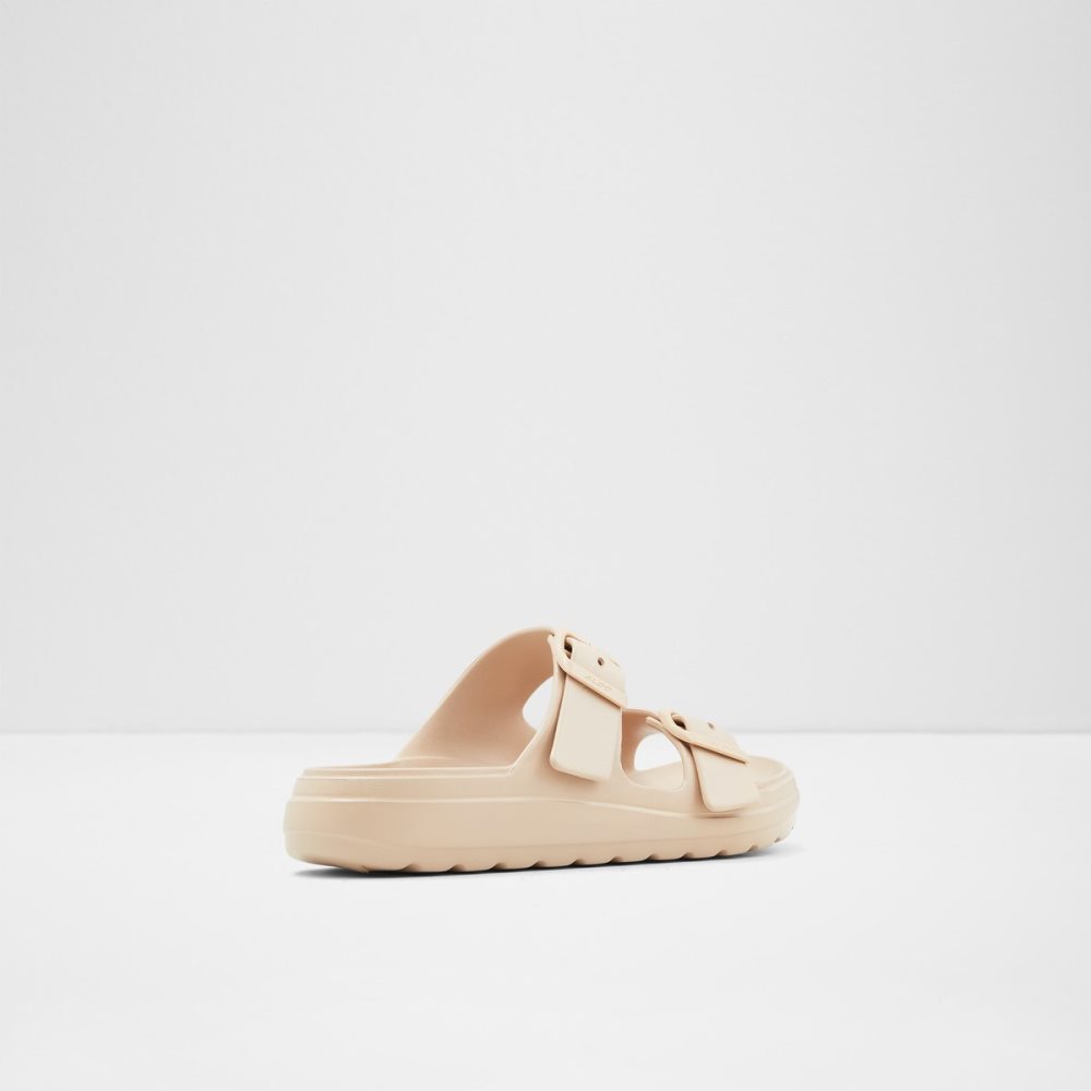 Beige Aldo Eteiven Slide Sandal Sandals | 75UEZNIHF