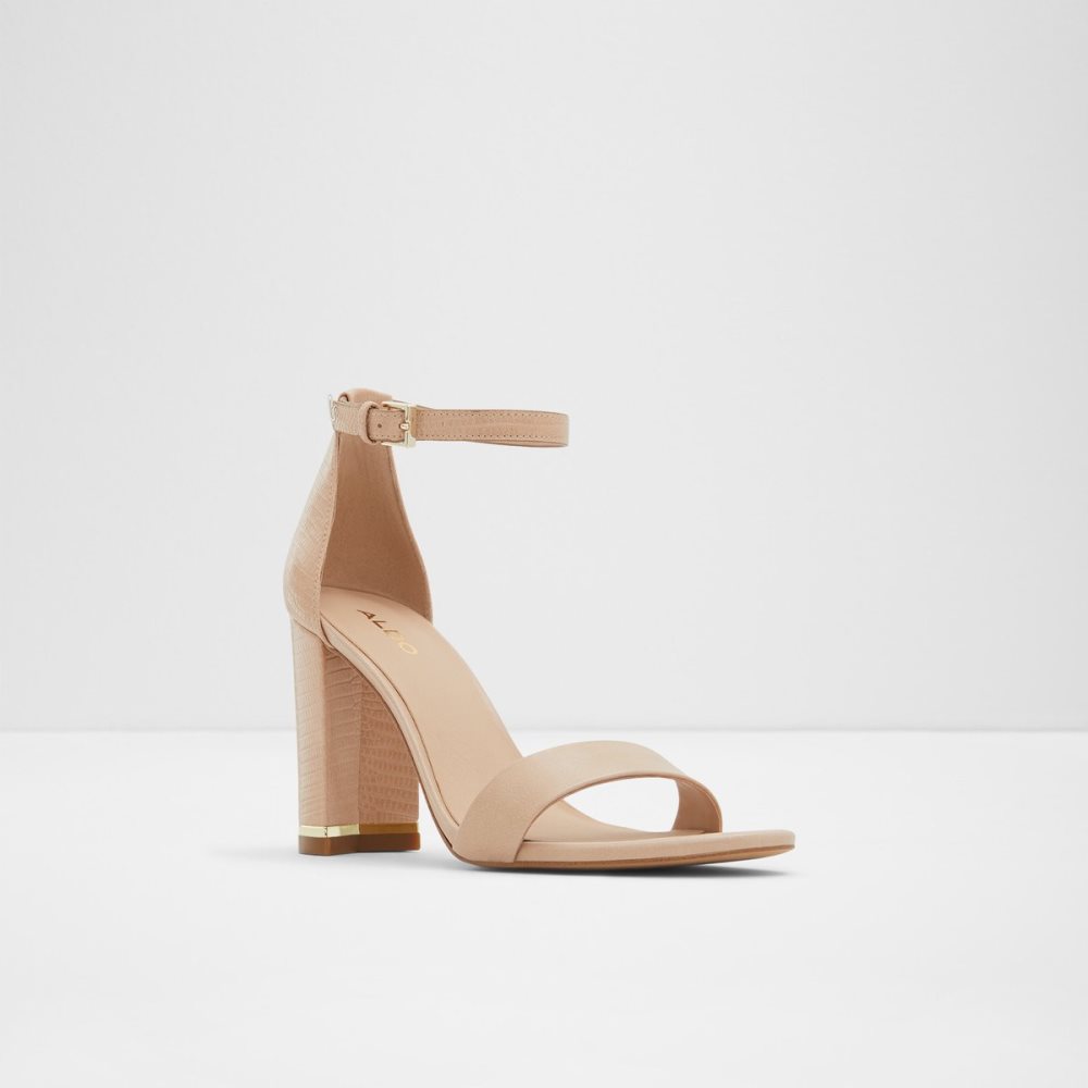 Beige Aldo Frilajan High Sandal - Sandals | 85TSAGBYE