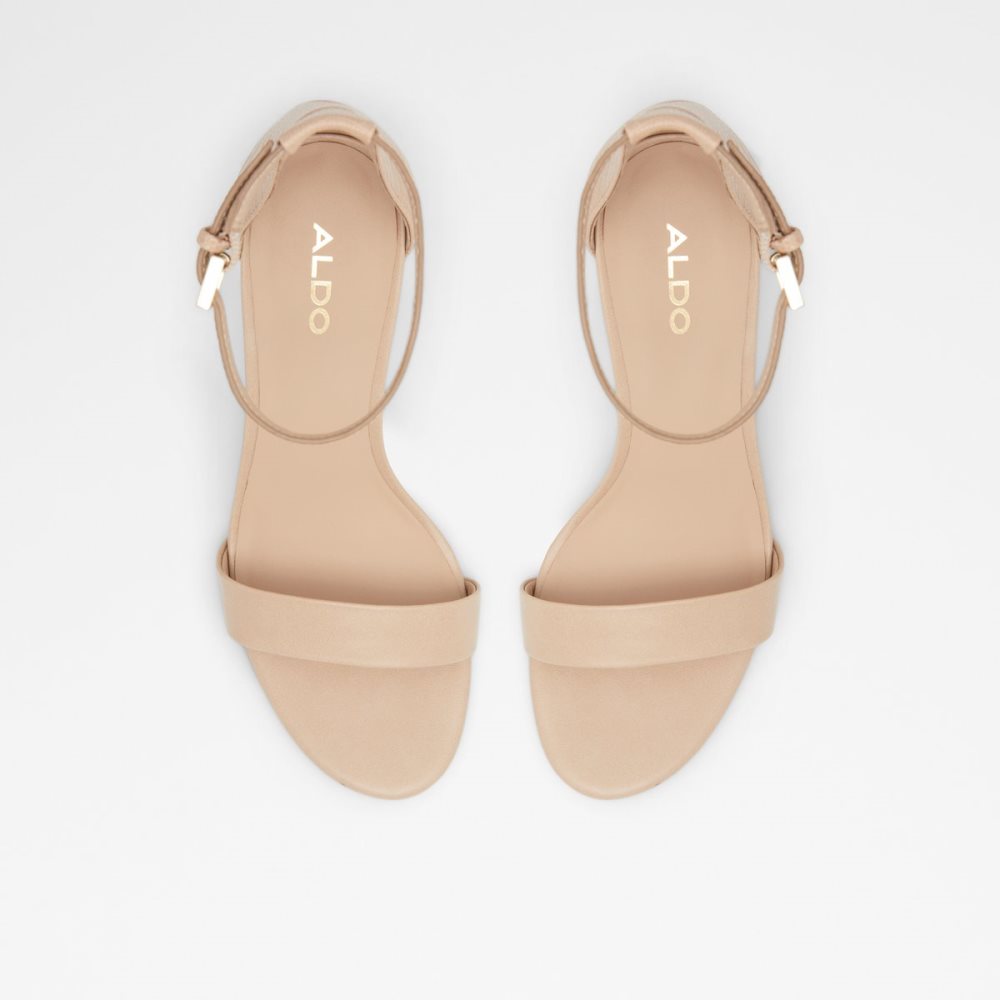 Beige Aldo Frilajan High Sandal - Sandals | 85TSAGBYE