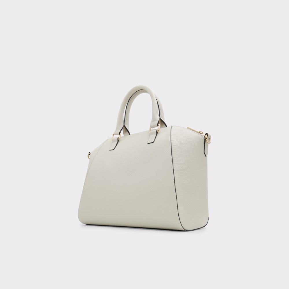 Beige Aldo Halaberiell Satchel Tote Bags | 72BVWNMEZ