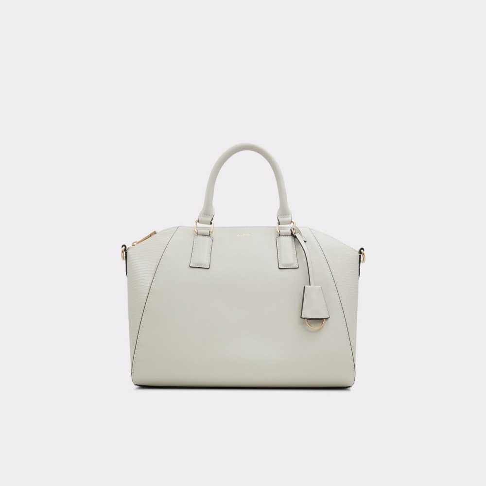 Beige Aldo Halaberiell Satchel Tote Bags | 72BVWNMEZ