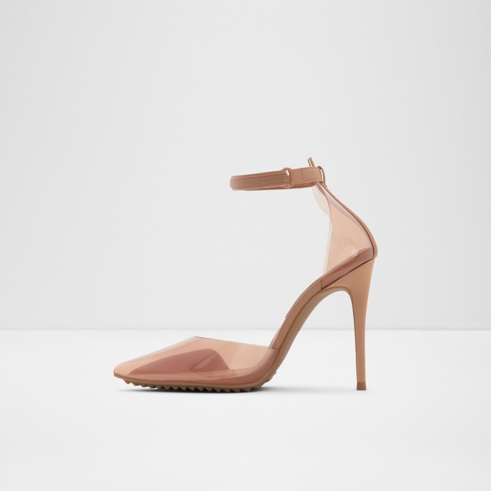 Beige Aldo Invisi High Heels | 28LDNKWSG