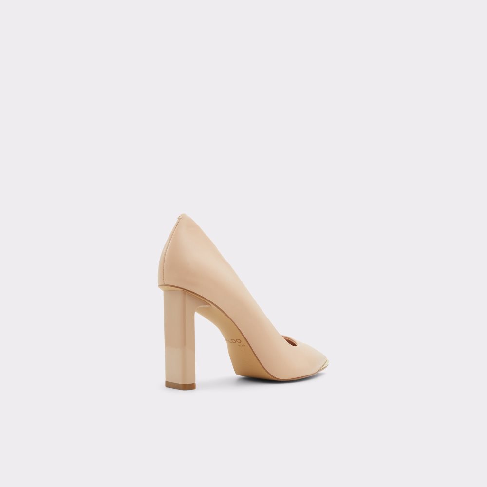 Beige Aldo Koilla Pump Heels | 78XFNKBPE