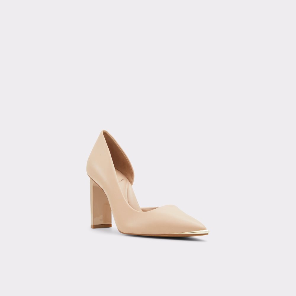 Beige Aldo Koilla Pump Heels | 78XFNKBPE