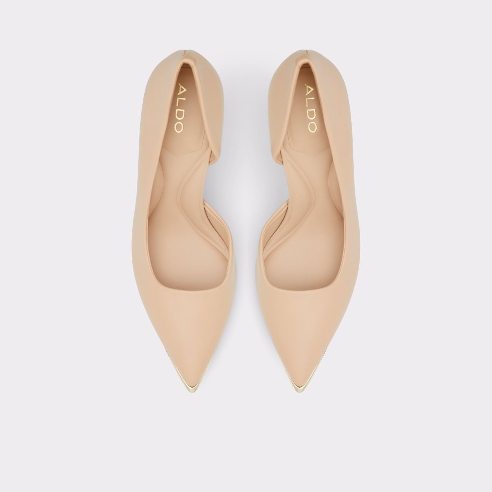 Beige Aldo Koilla Pump Heels | 78XFNKBPE