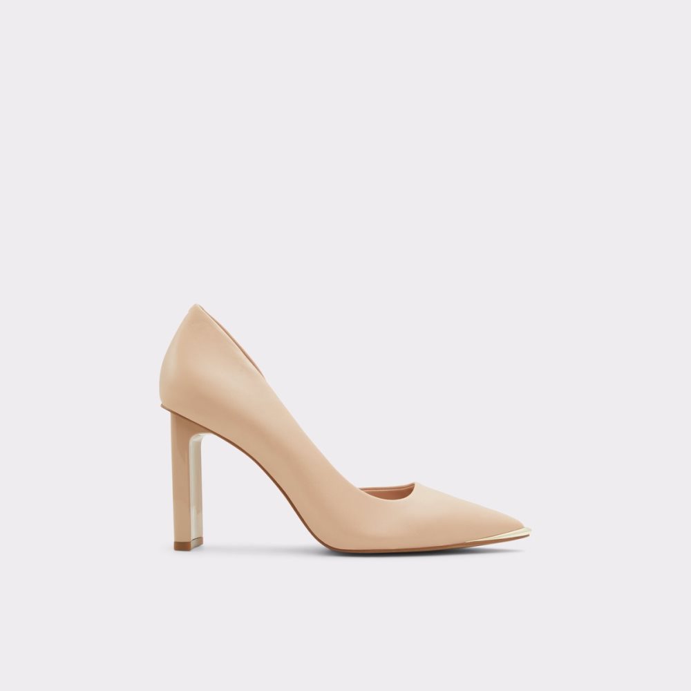 Beige Aldo Koilla Pump Heels | 78XFNKBPE