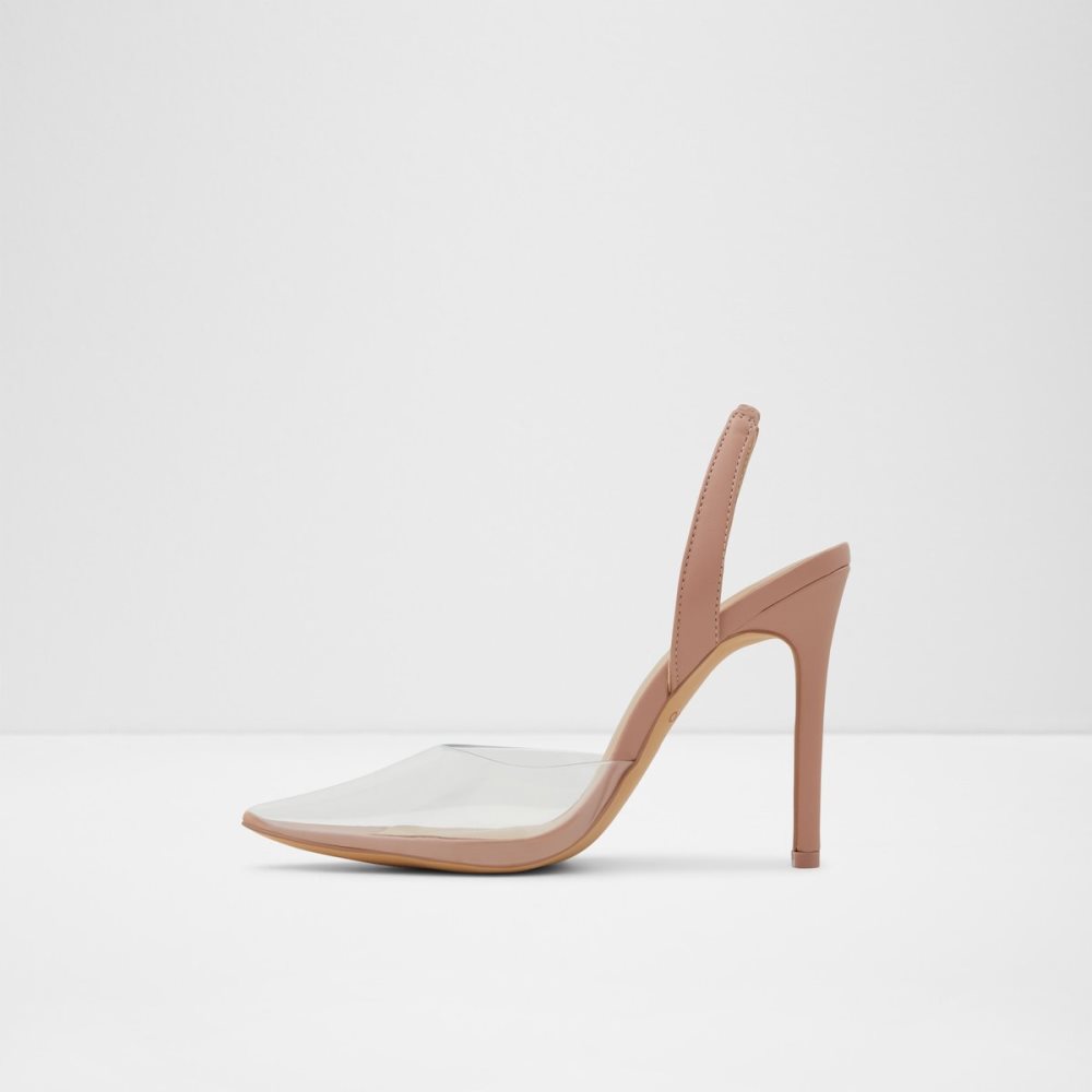 Beige Aldo Marie Sling Back High - Stiletto Heels | 43LZBPCMR