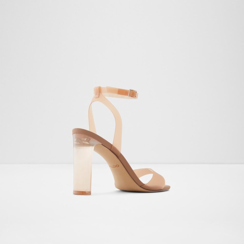 Beige Aldo Miracia Heeled Sandal Sandals | 81QMYWKUT