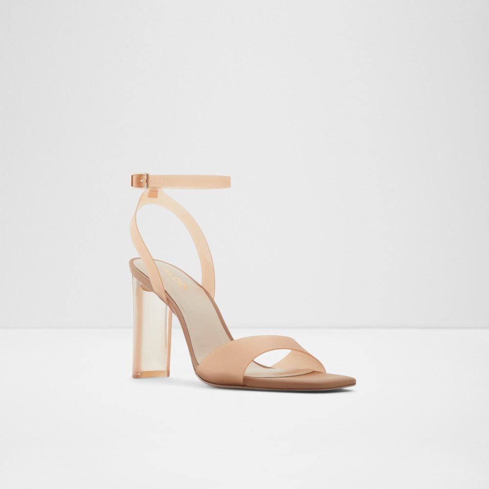 Beige Aldo Miracia Heeled Sandal Sandals | 81QMYWKUT