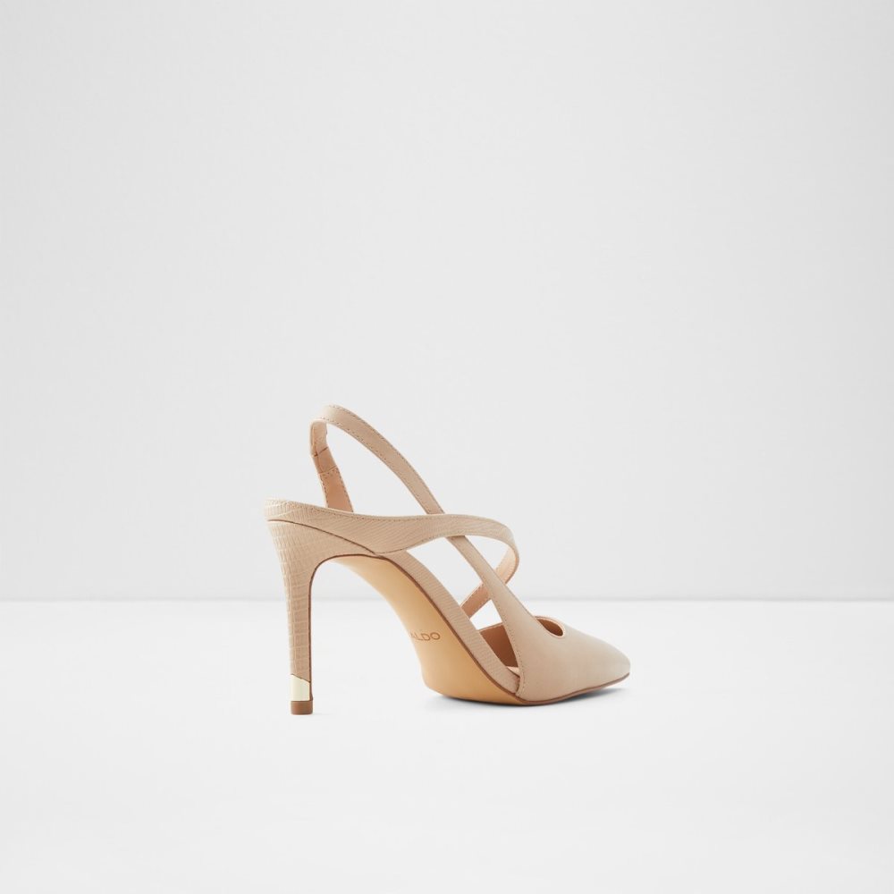 Beige Aldo Noideaa Sling Back High - Stiletto Heels | 70JRYIGCB