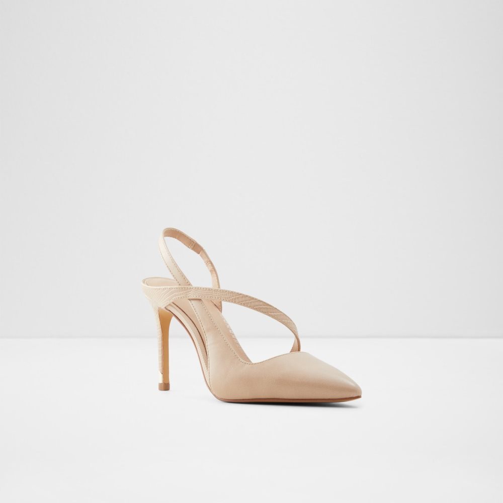 Beige Aldo Noideaa Sling Back High - Stiletto Heels | 70JRYIGCB